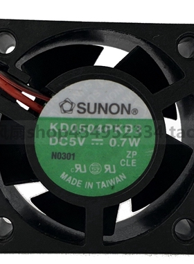 建准 SUNON 4CM 4020 5V 0.7W KD0504PKB3 2线大风量静音散热风扇