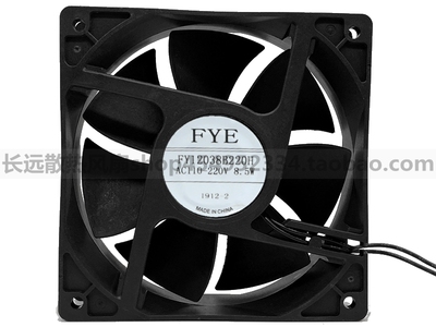 大风量FYE福烨 EC散热风扇220V 110V 12038 12025 9225 8025 6025