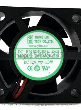 台湾永林兴 DFS402012M 12V 1.3W 4020 4CM 机箱工控设备替换风扇