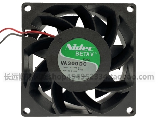 正品Nidec 8038 12V 0.60A 8cm服务器机箱风扇 VA300DC V35375-58
