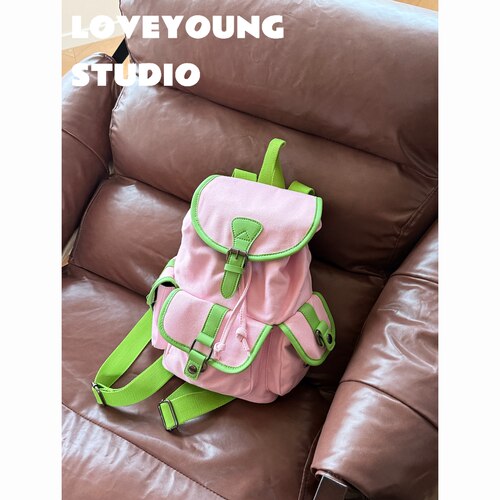 loveyoung粉红芭乐双肩包