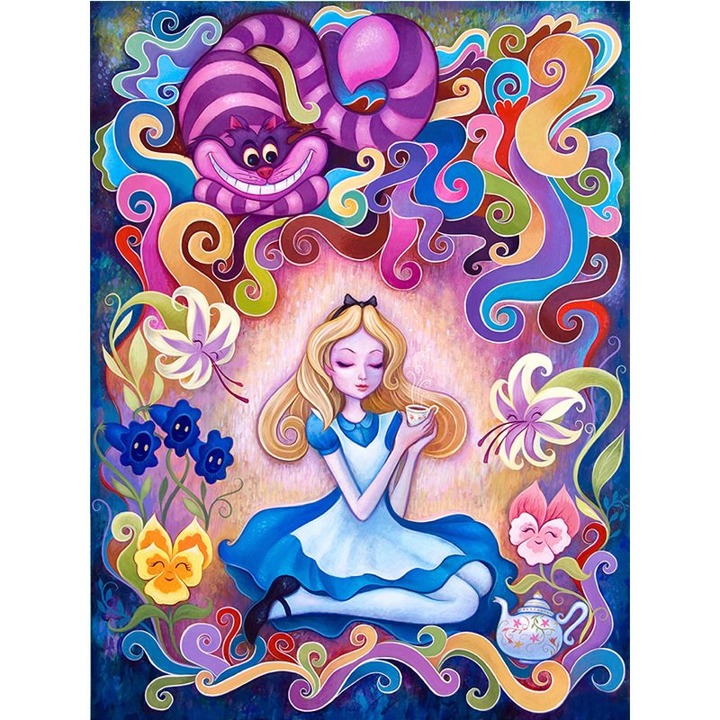 5D diamond painting cross stitch cartoon beauty cat|ruв категории Домашний быт, декоративная живопись, другие декоративные картины - от Buy2taobao.com для оказания профессиональной услуги покупки агента Taobao