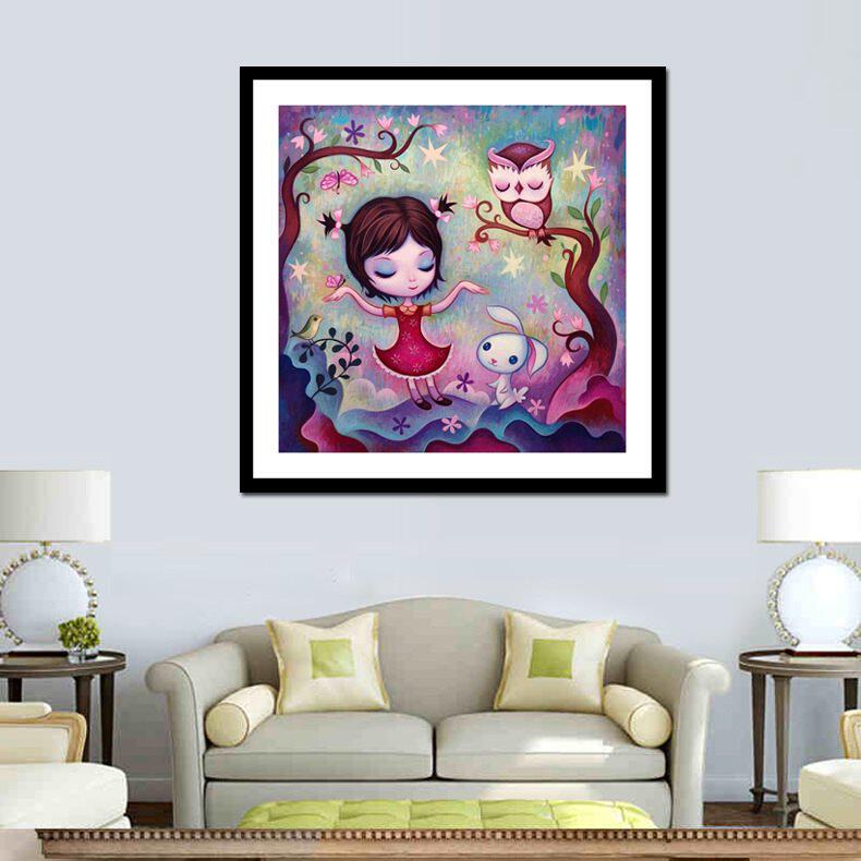 Diamond painting fantasy fairy diy cross stitch在類目 家居飾品, 其他工藝飾品中 - 來自Buy2taobao.com提供專業的淘寶代購服務
