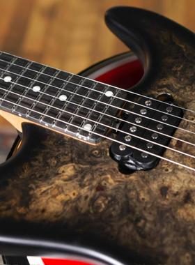 MusicMan Jason Richardson Cutlass JR6 豪华树瘤贴面  电吉他