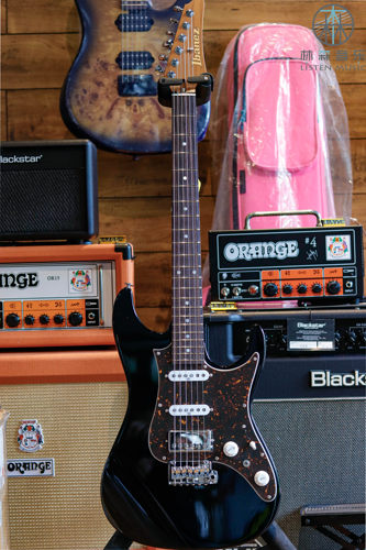 林森音乐 Ibanez AZ  依班娜电吉他 AZ2204N-BK 单单双 日产