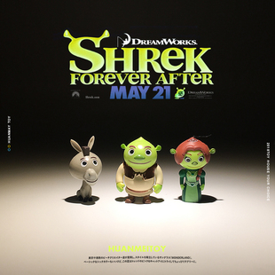 怪物驴子 摆件模型可爱公仔卡通Q版