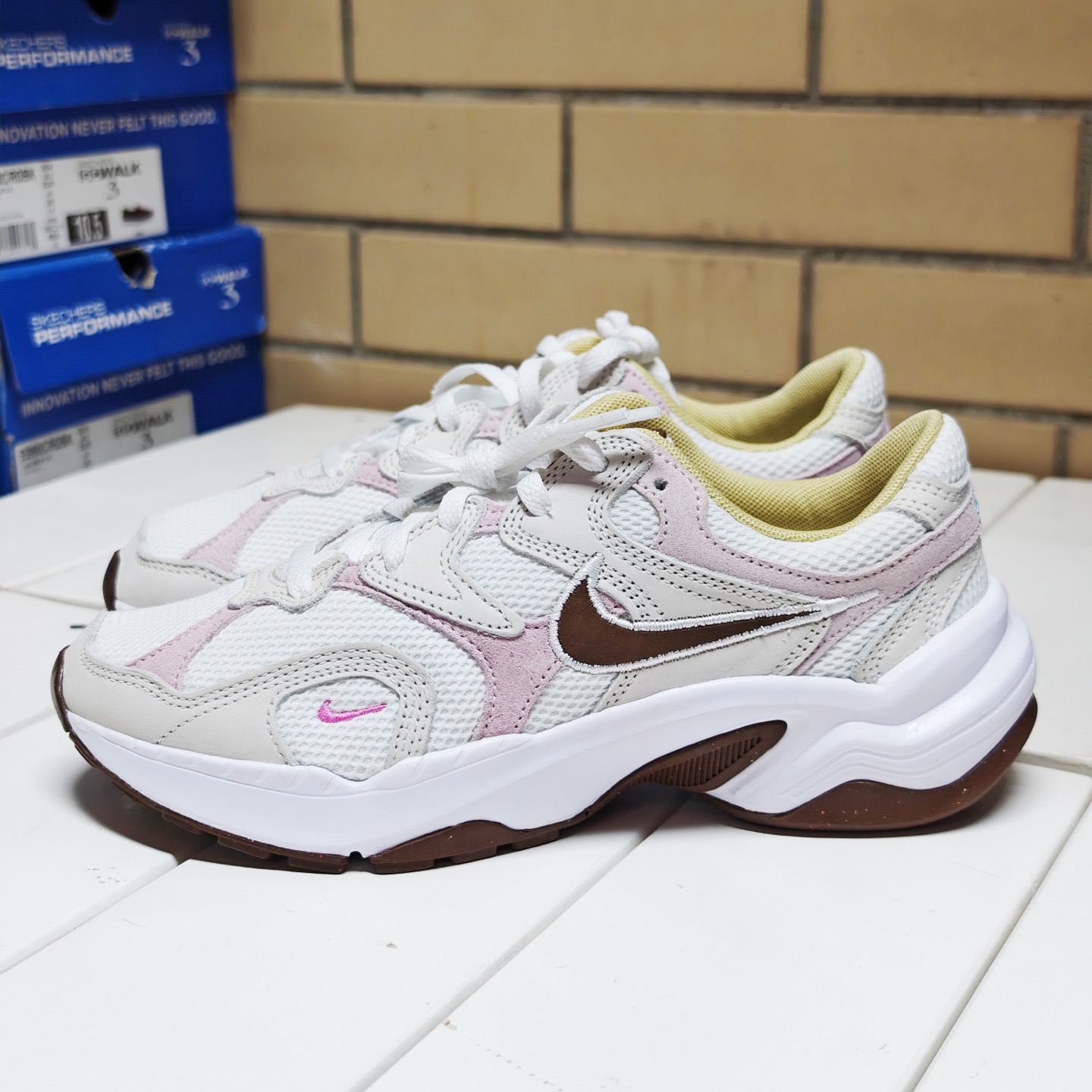 36.5 耐克HM3691-130女子AL8运动休闲鞋透气厚底缓震复古老爹鞋