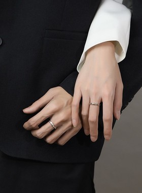 DR树与太阳情侣戒指婚戒