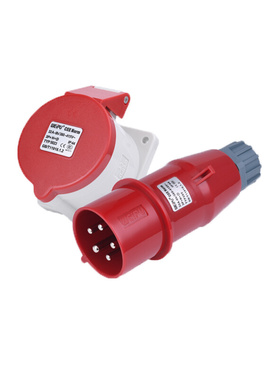 WEIPU威浦TYP285 235航空6623工业5823插头16A32A5芯5623明装6823