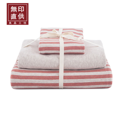 日式天竺棉四件套床笠式
