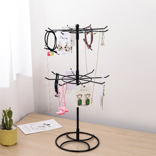 旋转小首饰项链手镯展示耳环架