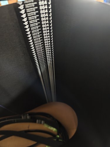 哈金森PJ多楔带4PJ864  橡胶皮带 滚筒电机带 工具带HUTCHINSON