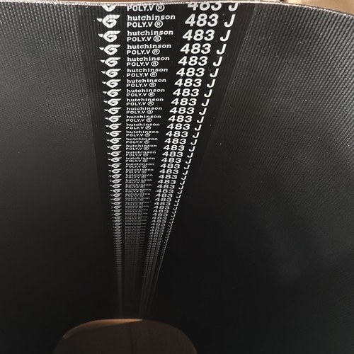 哈金森PJ多楔带3PJ483  橡胶皮带 滚筒电机带 工具带HUTCHINSON