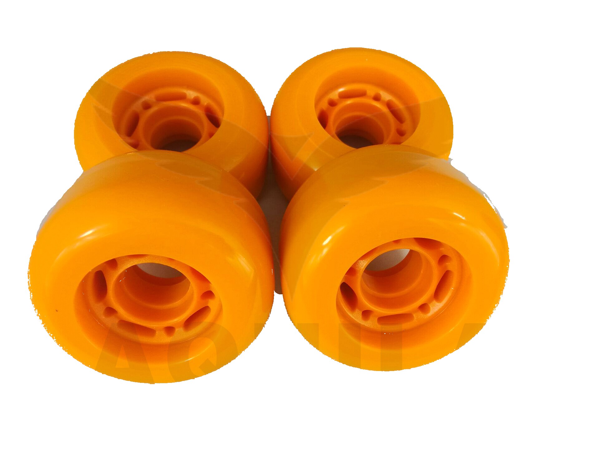 电动滑板刷街代步中长板7042轮子长板轮7243轮子小鱼板高弹pu轮子