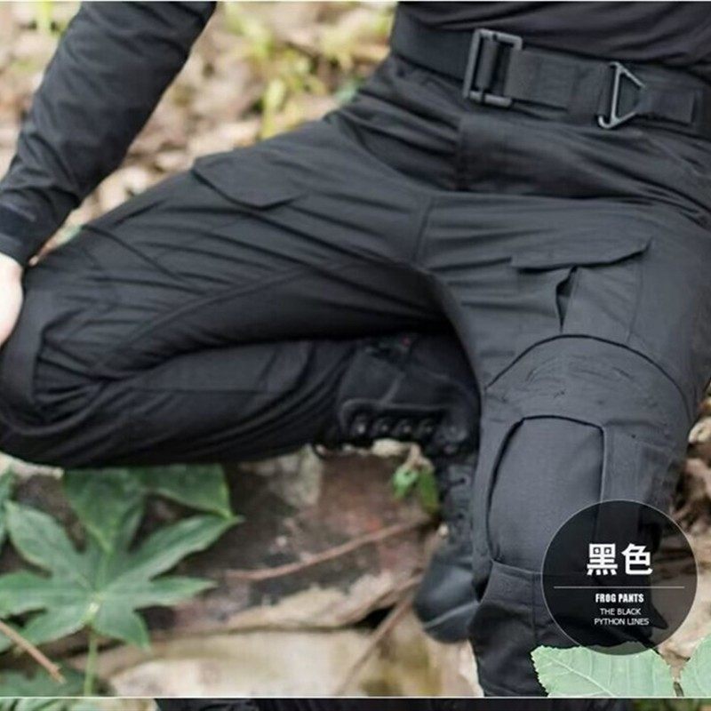 户外特种兵黑色迷彩裤军迷风个性修身蛙裤休闲运动裤多兜工装裤子,户外/登山/野营/旅行用品,迷彩裤/军迷裤/工装裤,淘宝优惠券,粉丝福利购,淘宝优惠卷