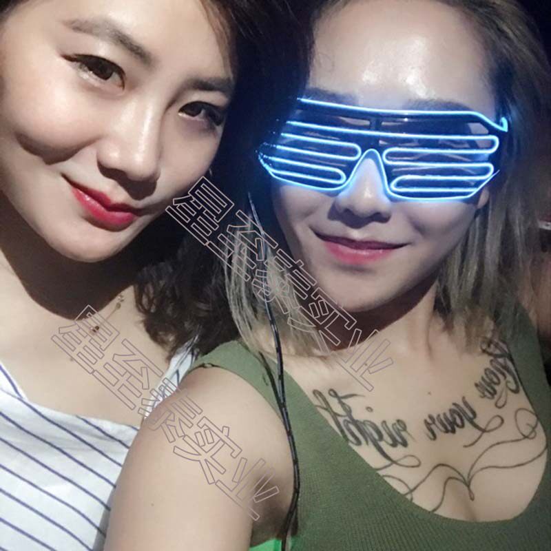 Led Blind el Cold light line luminescence glasses party Vocal concert Halloween bar fluorescence propin the Toy/Childs/Puzzle/Building block/Model , Electronic/Light/Aerated/Tricky Toy , Glow Toys  category - from Buy2taobao.com to provide professional Taobao agent buy service