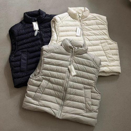 MONTAGUE正品现货~立领拉链排骨羽绒马甲韩国冬季保暖百搭马夹女