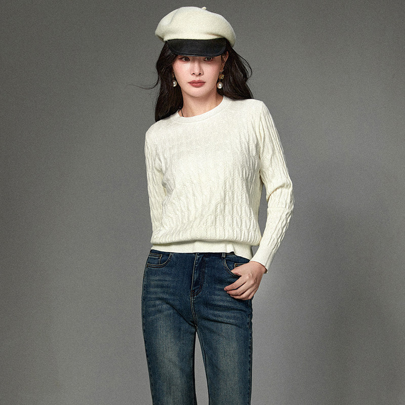 打底衫上衣套头长袖毛衣