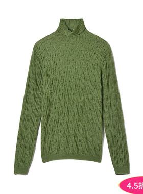 奥特莱斯品牌折扣 MO秋装新款 舒适好搭长袖上衣高弹打底针织衫女