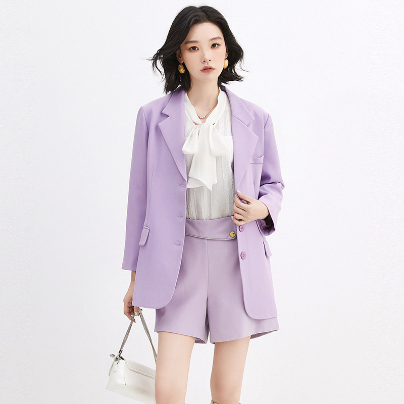 2025年秋装Outlets专柜 高端VN系列知性气质美上衣长袖西装外套女