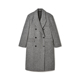 Outlets撤柜正品 双排扣毛呢外套大衣女 职场新贵加长款 RU冬装 新款
