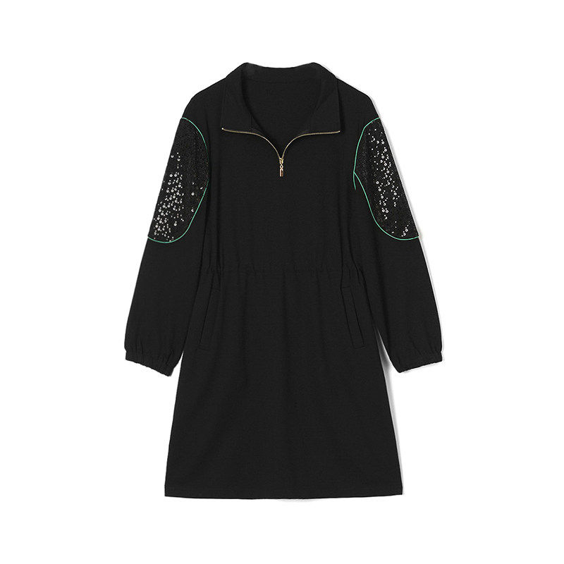 奥莱专柜品牌撤柜正品 UN春装2026新款 亮片设计短裙微弹力连衣裙,女装/女士精品,连衣裙,淘宝优惠券,粉丝福利购,淘宝优惠卷