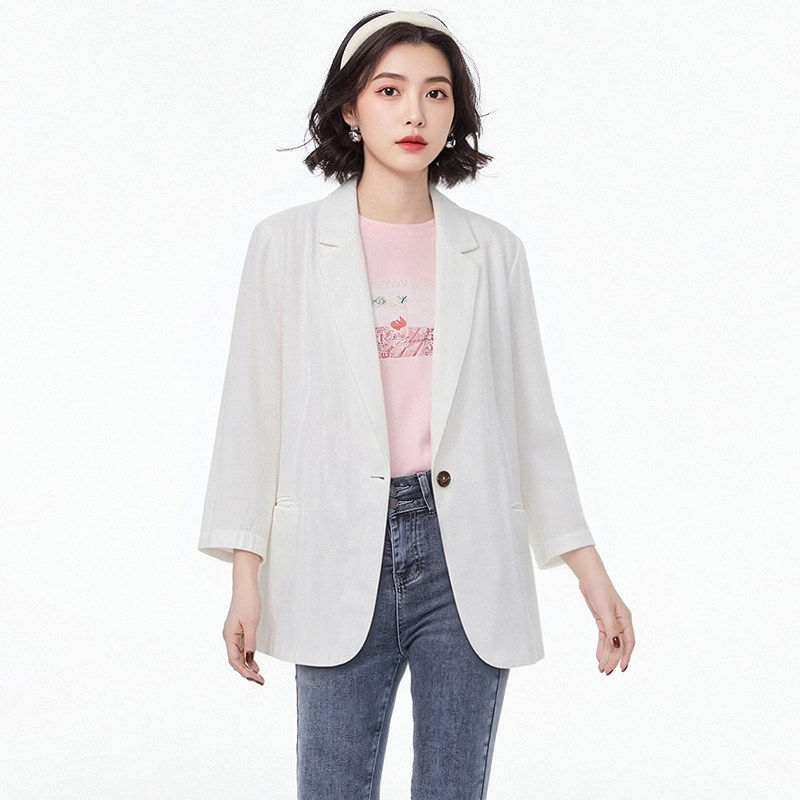 2026年春Outlets正品 高端ZO系列垂感显瘦气质通勤百搭西服外套女