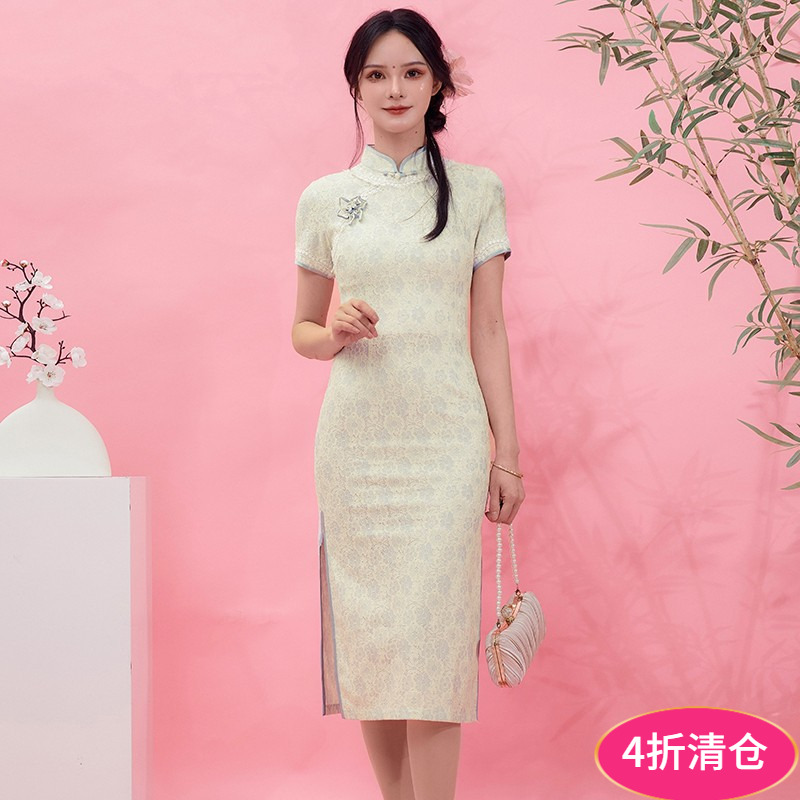 中长裙新中式年轻款旗袍
