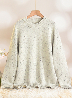 奥莱专柜品牌撤柜正品 HZ冬装2025新款 时尚可外穿羊毛微弹毛衣女