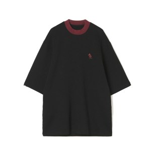 奥莱专柜撤柜正品 深圳南油CV春装新款拼色圆领休闲上衣长款T恤女