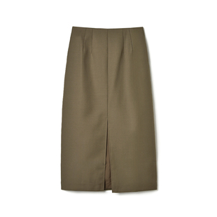 含羊毛修身 2025新款 包臀中长裙半身裙 NY秋装 Outlets专柜撤柜正品