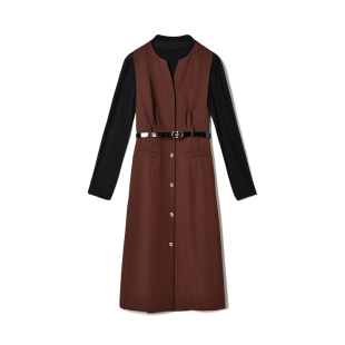 精品汉货HH秋装 中长裙两件套装 新款 上衣 长袖 奥莱专柜撤柜正品