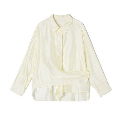 温柔风上衣设计感衬衫