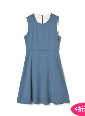 奥莱专柜品牌撤柜正品 UW夏装2025新款 气质无袖短裙高级感连衣裙