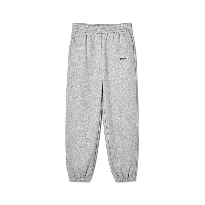 奥莱专柜品牌撤柜正品 LD冬装新款 运动风九分裤加绒束脚休闲裤女