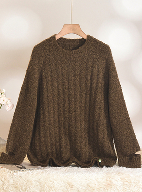 Outlets专柜撤柜正品 HZ冬装2025新款时尚长袖休闲羊毛套头毛衣女