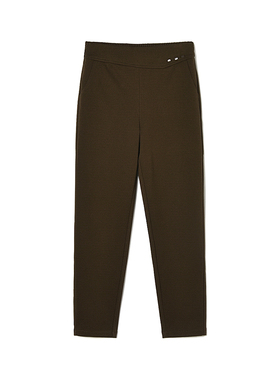 2025年冬装Outlets专柜 高端LD系列松紧腰长裤微弹铅笔裤休闲裤女