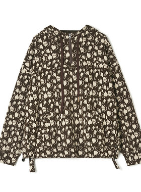 Outlets专柜撤柜正品 深圳南油NY春装新款拼色图案上衣连帽卫衣女