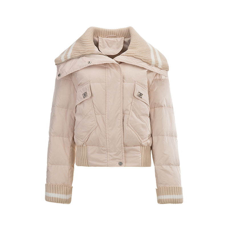 翻领外套白鸭绒羽绒服