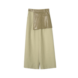 休闲裤 2026年春装 拼接设计阔腿长裤 深圳南油N系列 女 Outlets专柜