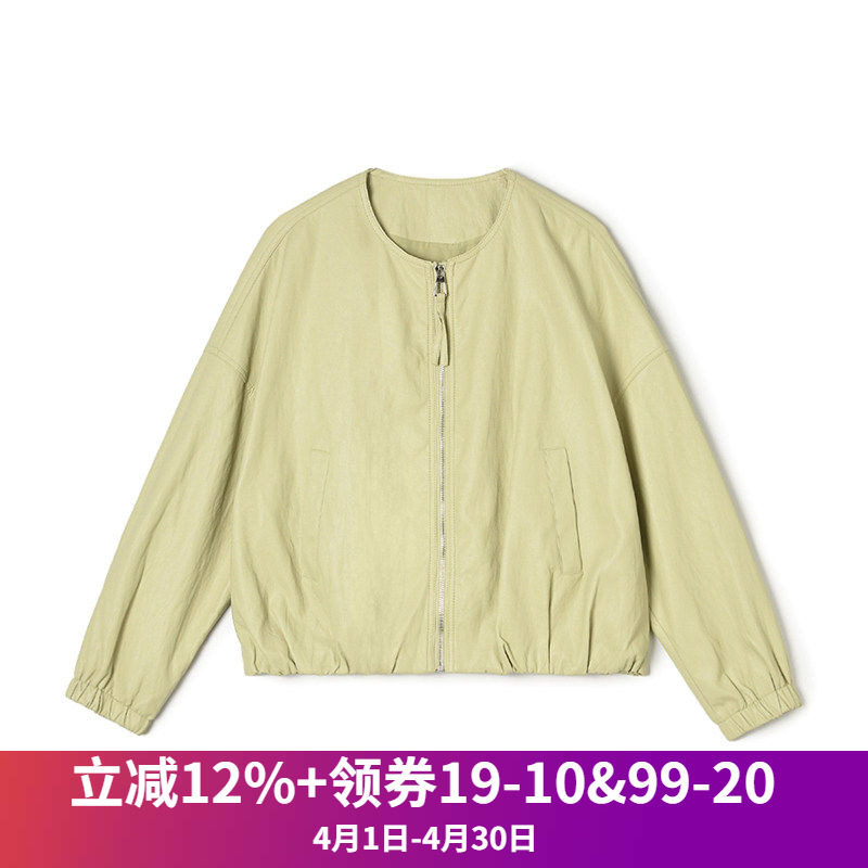 奥莱专柜正品 ZW春装2026新款 都市女性时尚感上衣舒适皮衣外套女