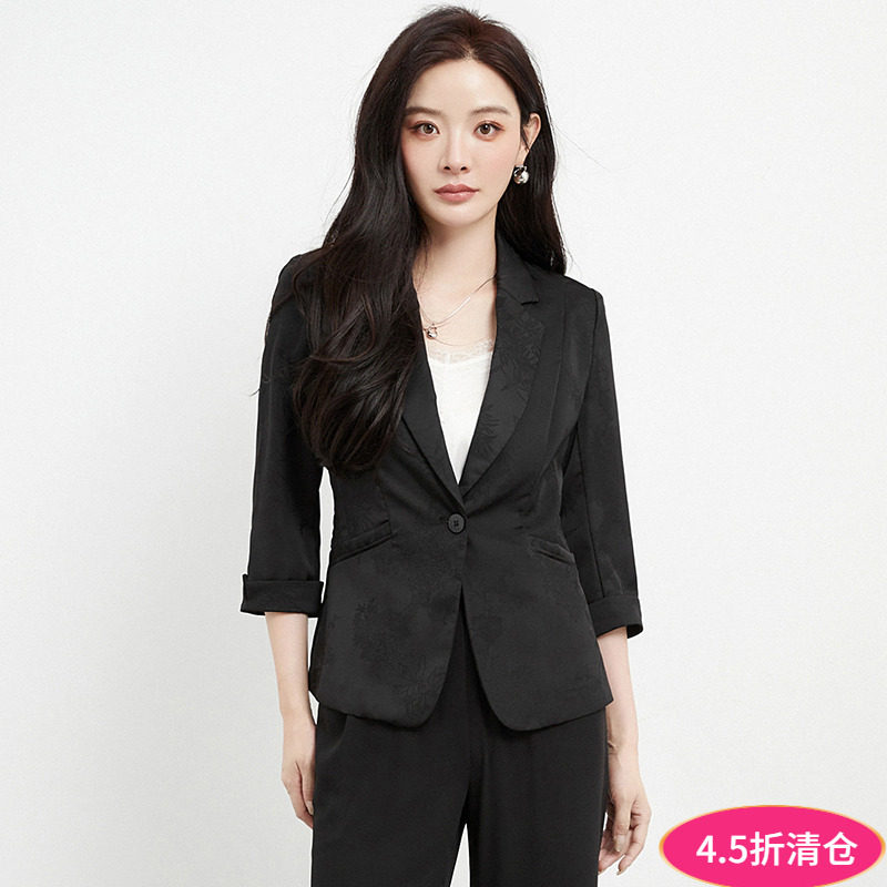 奥莱专柜品牌撤柜正品 FX系列秋装2025新款 职业高智感西装外套女