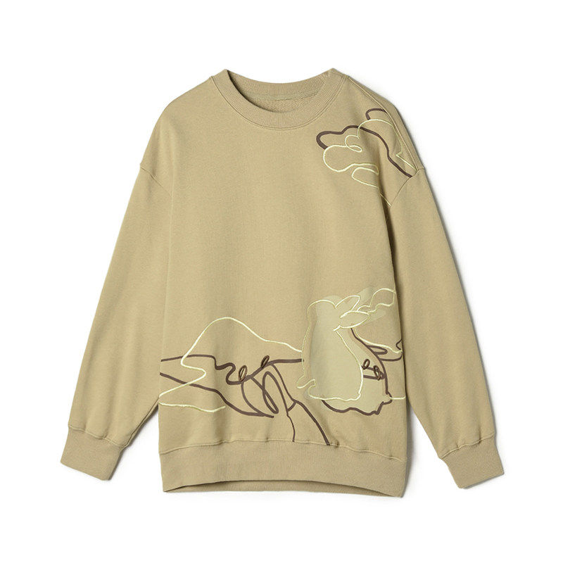 Outlets专柜撤柜正品 ZQ春装2026新款时尚减龄休闲长袖套头卫衣女