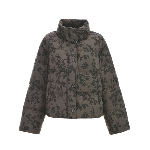 立领外套防风保暖鹅绒服