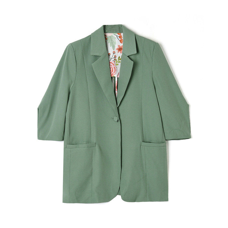 2026春季Outlets正品 高端AF系列职场新贵通勤中长款一粒扣外套女