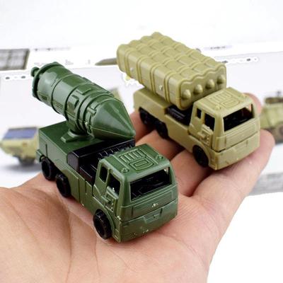 合金1/64运输高射卡车坦克模型