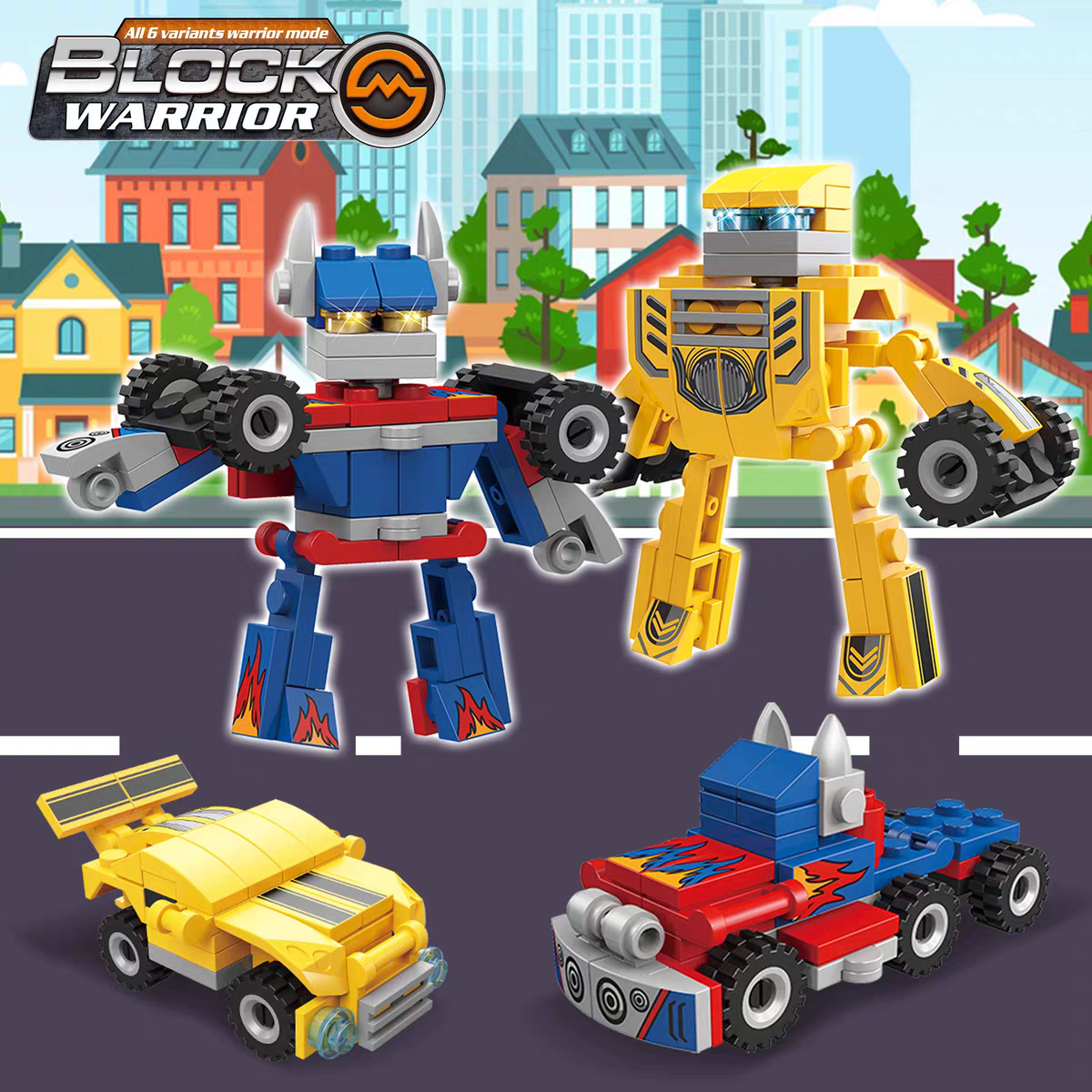 变形机甲人金刚特警系列小颗粒积木车模型启蒙益智玩具儿童礼物,模玩/动漫/周边/娃圈三坑/桌游,盒蛋/扭蛋/联名摆件,淘宝优惠券,粉丝福利购,淘宝优惠卷