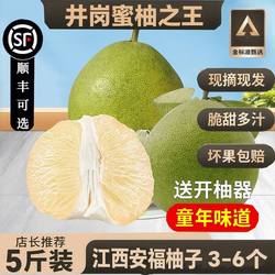 【顺丰可选】安福蚕子新鲜水果江西特产吉安金兰柚井冈蜜柚土柚子