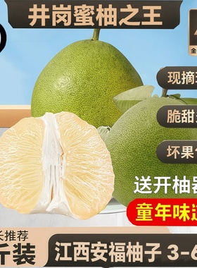 【顺丰可选】安福蚕子新鲜水果江西特产吉安金兰柚井冈蜜柚土柚子