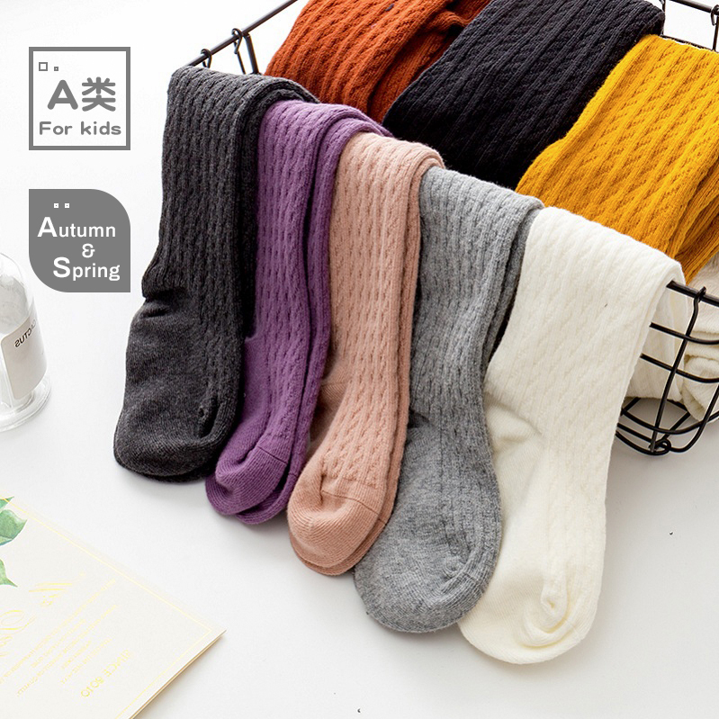 女童连裤袜春秋薄款棉袜打底袜裤